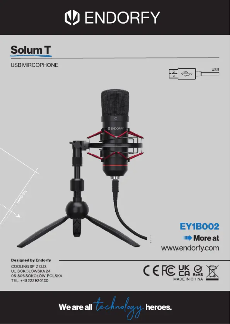 Page 1 de la notice Manuel utilisateur ENDORFY Solum T