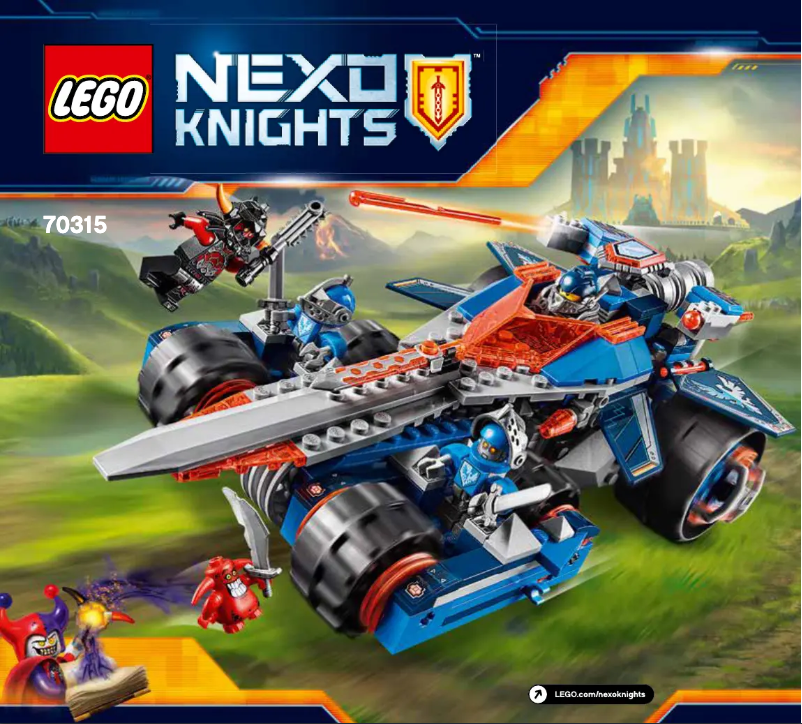 Page 1 de la notice Manuel utilisateur Lego Nexo Knights 70315