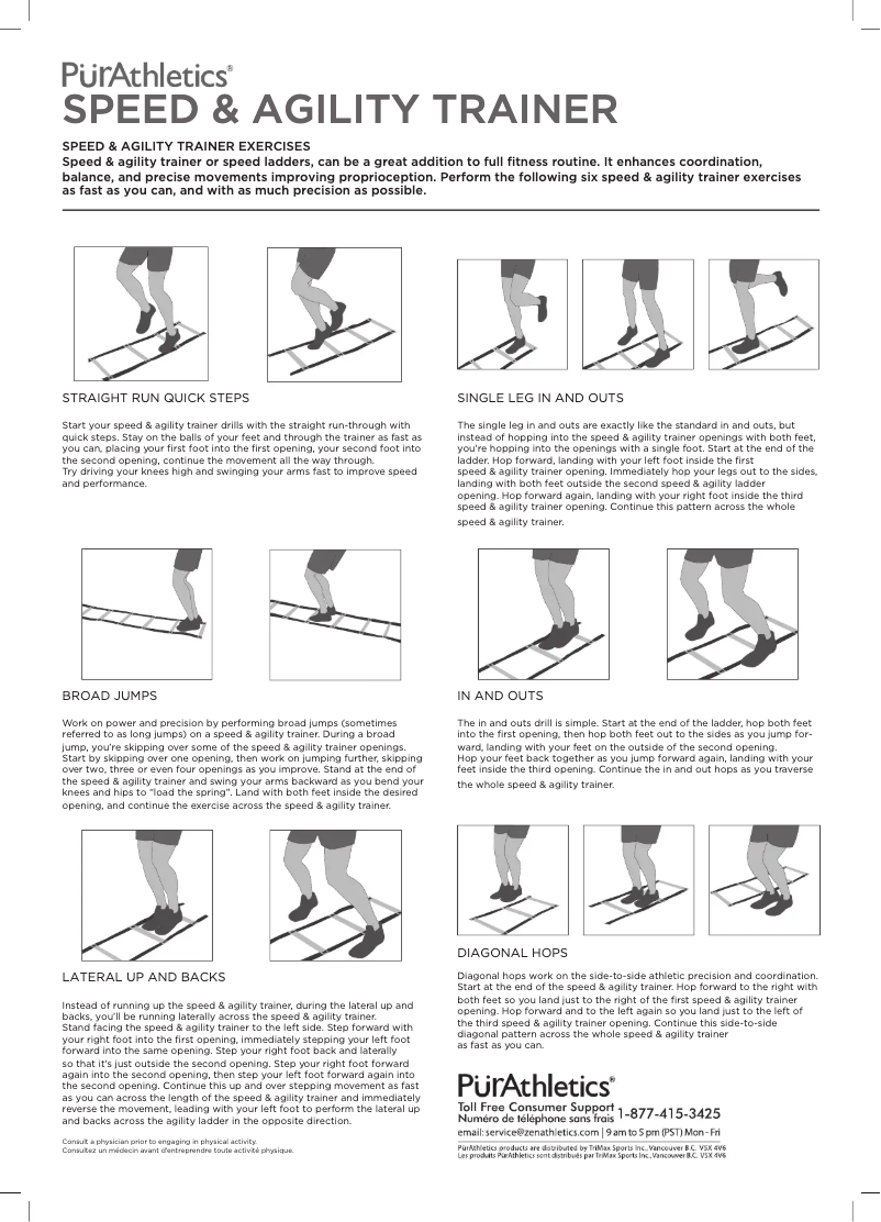 Page n°1 - Manuel utilisateur PurAthletics WTE10635