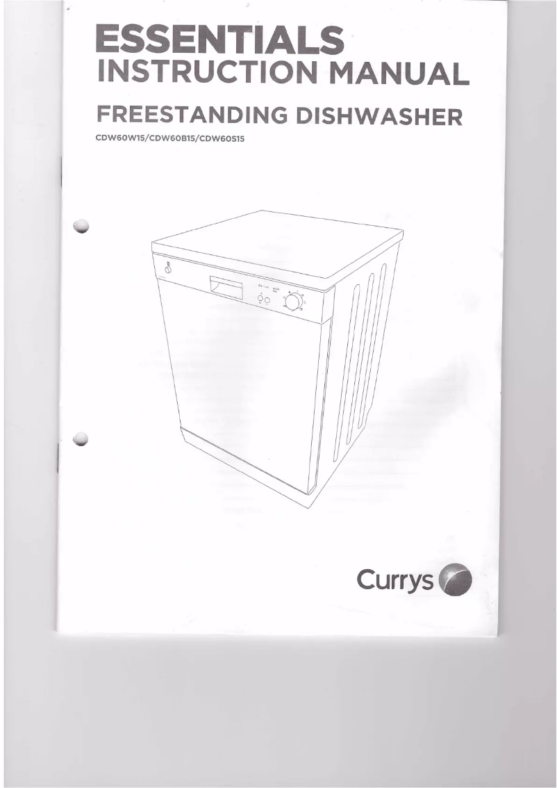 Page n°1 - Manuel utilisateur Currys Essentials CDW60S15