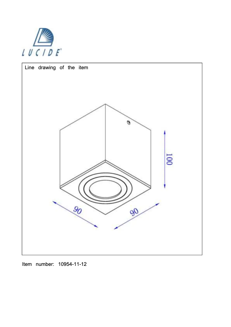 Image de la première page du manuel de l'appareil Cos