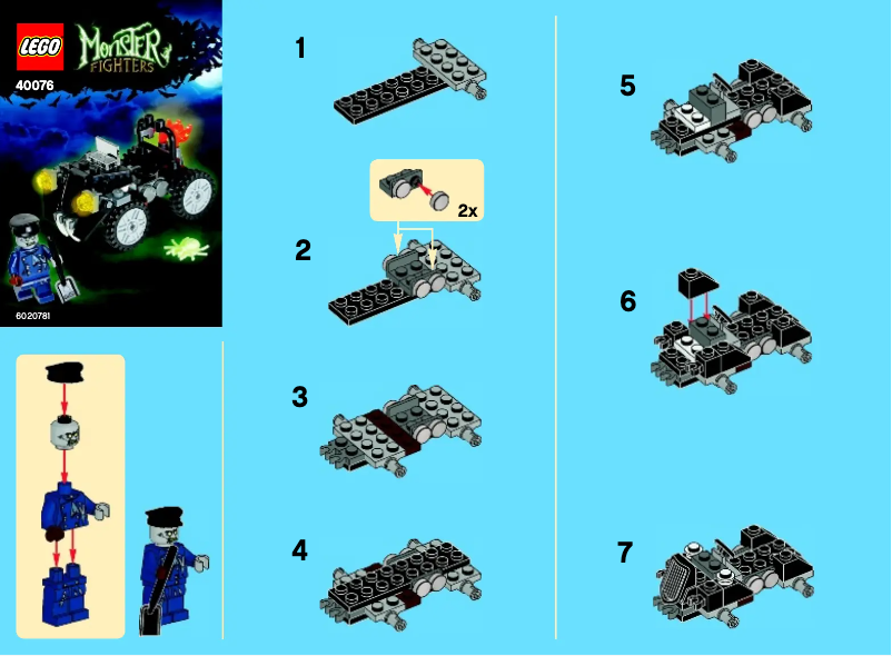 Page n°1 - Manuel utilisateur Lego Zombie Car