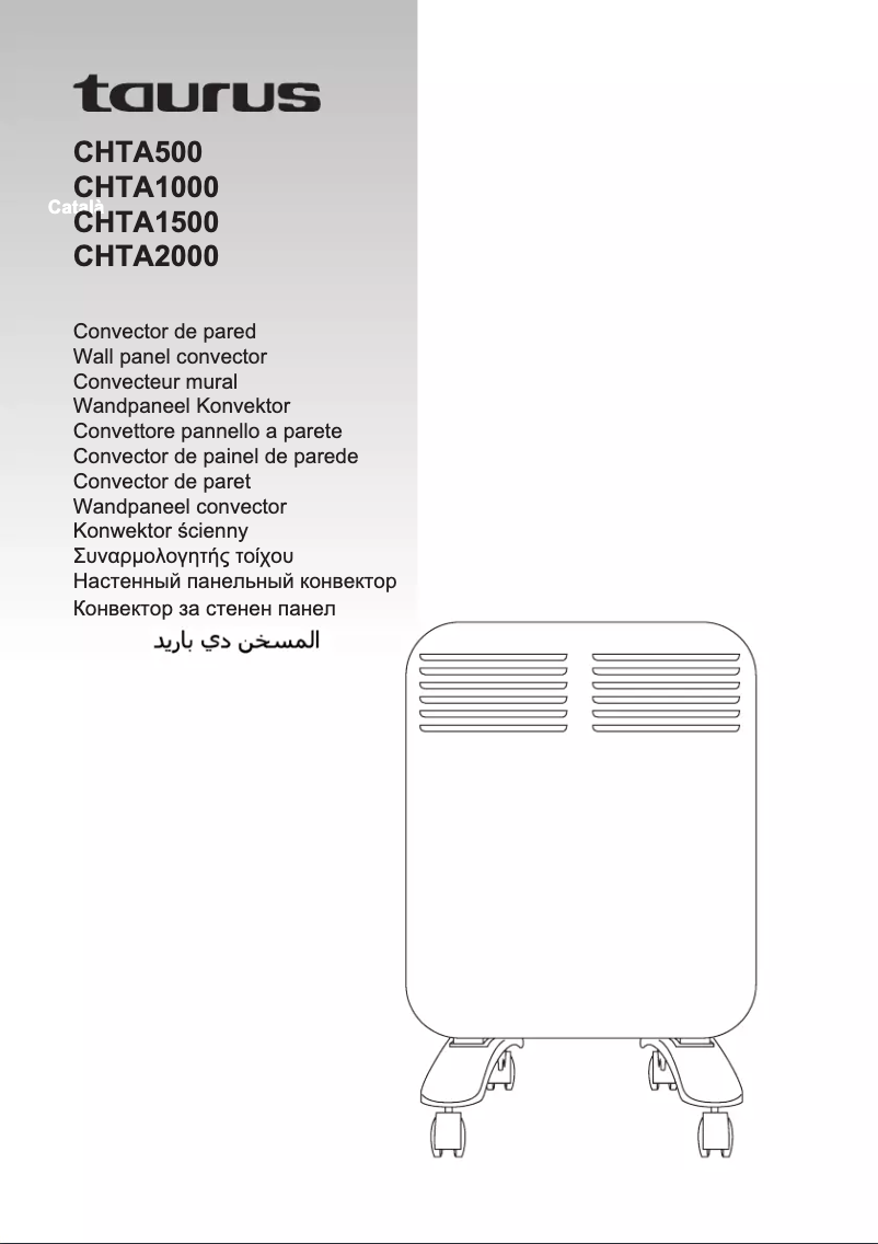 Page 1 de la notice Manuel utilisateur Taurus CHTA1500