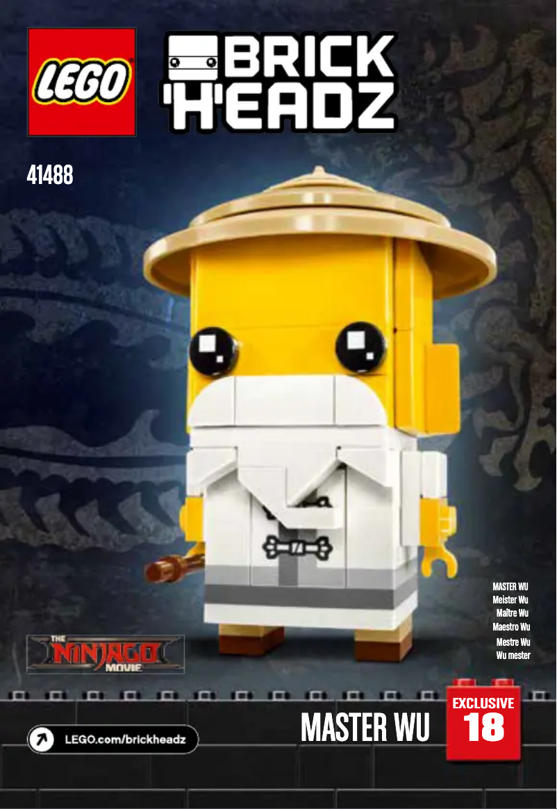Page n°1 - Manuel utilisateur Lego Brickheadz 41488