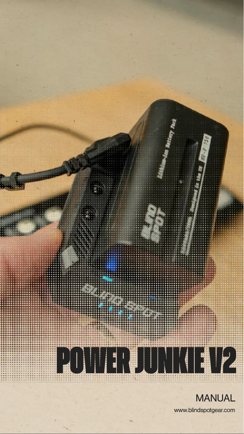Page n°1 - Manuel utilisateur Blind Spot POWER JUNKIE V2