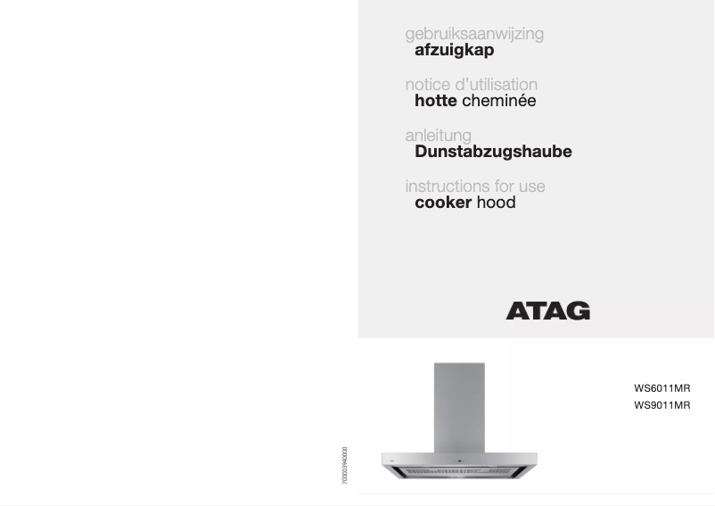 Page n°1 - Manuel utilisateur Atag WS6011MR