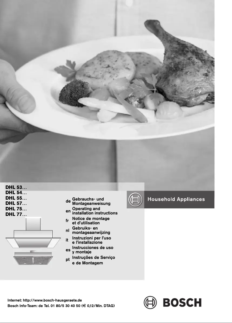 Page 1 of the manual User Manual Bosch DHL535C