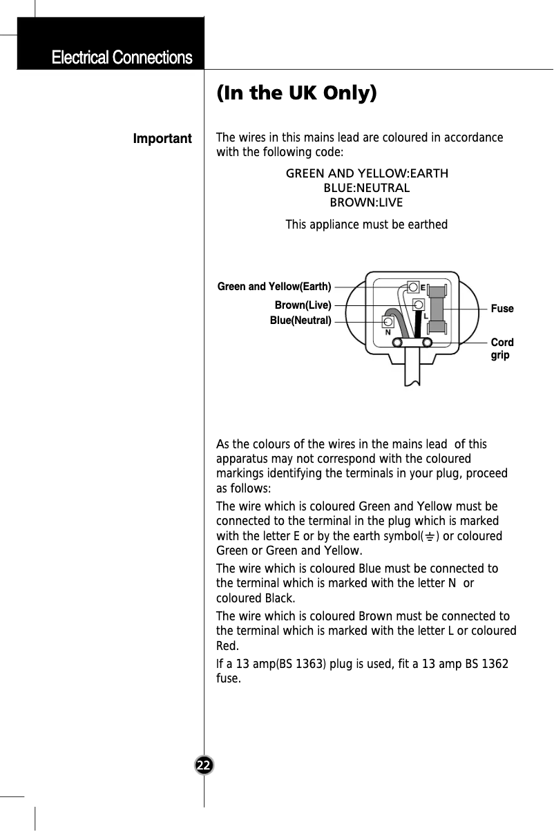Page 1 de la notice Manuel utilisateur LG GR-409