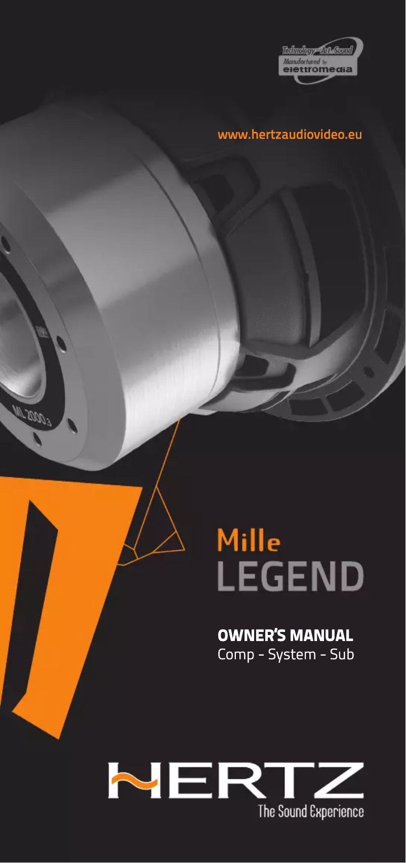 Image de la première page du manuel de l'appareil Mille Legend ML 700.3