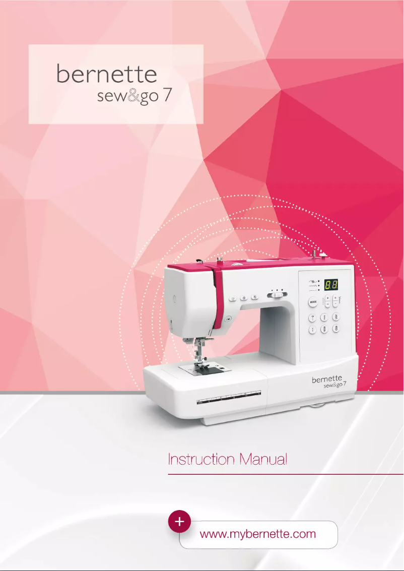 Page 1 de la notice Manuel utilisateur Bernette Sew&Go 7