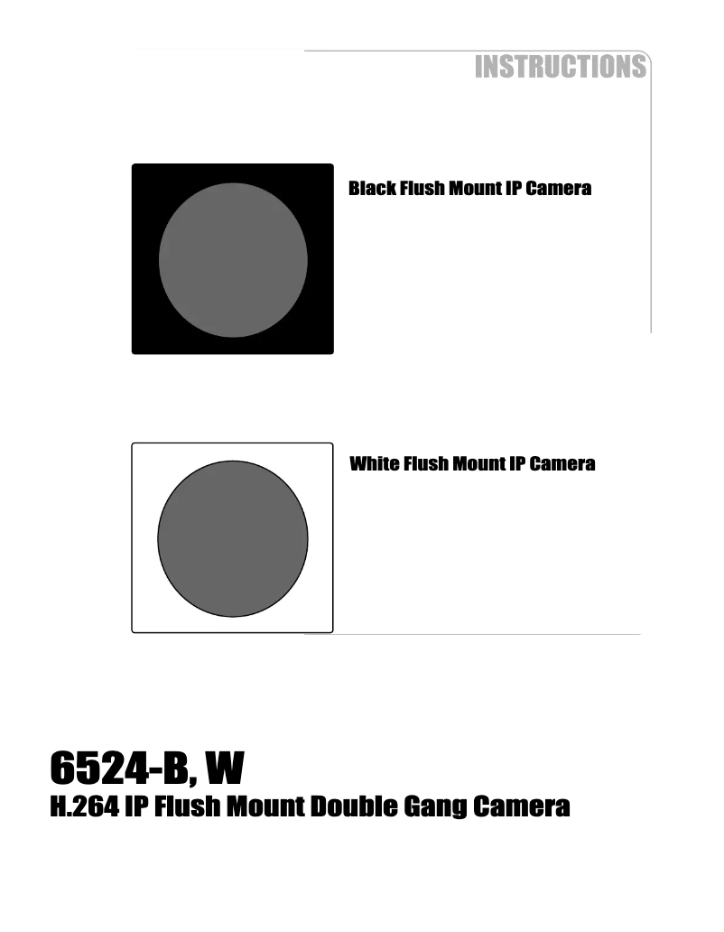 Page n°1 - Manuel utilisateur Channel Vision 6524-B