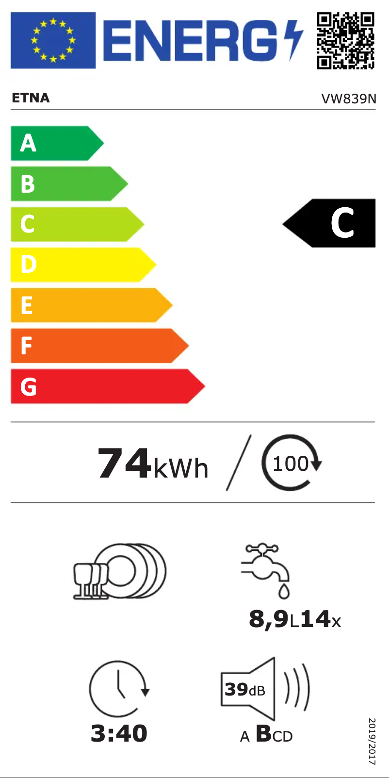 Image de la première page du manuel de l'appareil VW839N