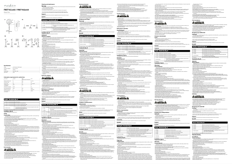 Image de la première page du manuel de l'appareil FNST14CBK40