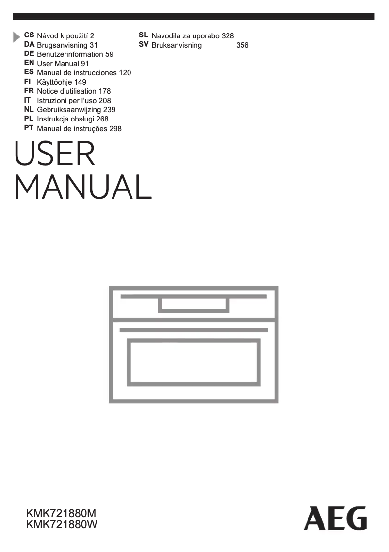 Image de la première page du manuel de l'appareil KMK721880M
