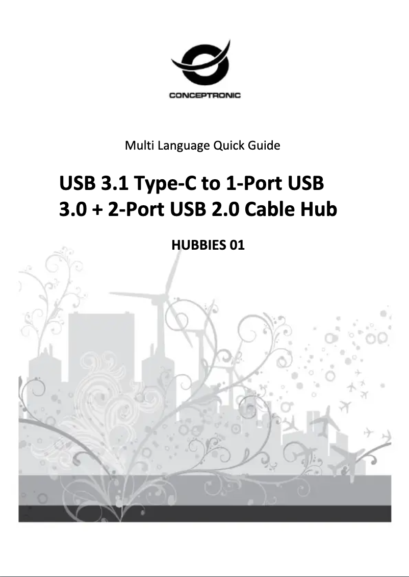 Page n°1 - Manuel utilisateur Conceptronic HUBBIES01G