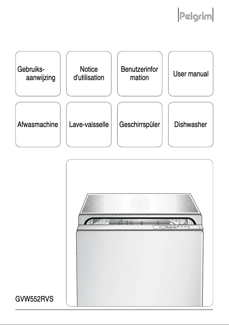 Image de la première page du manuel de l'appareil GVW552RVS