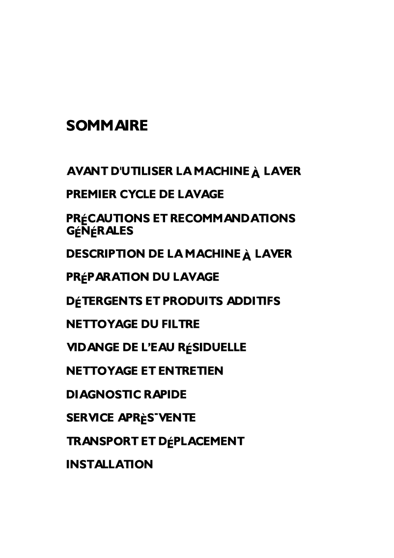 Page 1 de la notice Manuel utilisateur Laden EV 10040