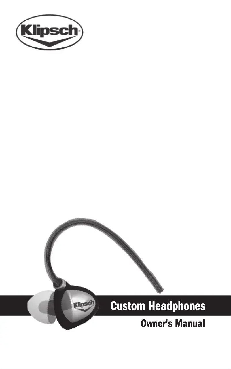 Image de la première page du manuel de l'appareil CUSTOM 2