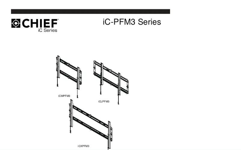Page n°1 - Manuel utilisateur Chief iCXPFM3B03