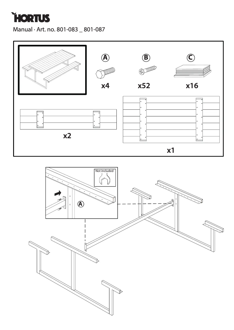 Image de la première page du manuel de l'appareil 801-087