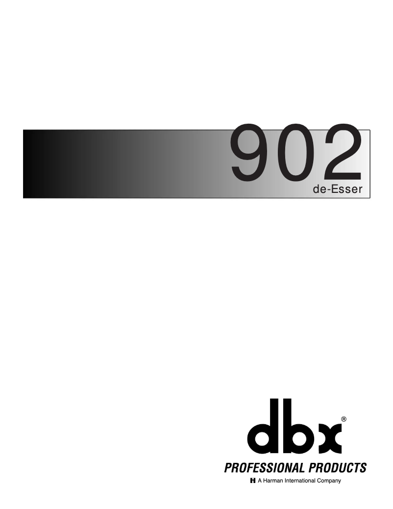 Image de la première page du manuel de l'appareil 902