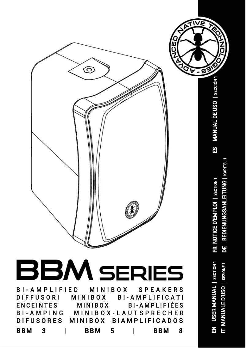 Page 1 de la notice Manuel utilisateur ANT BBM 8