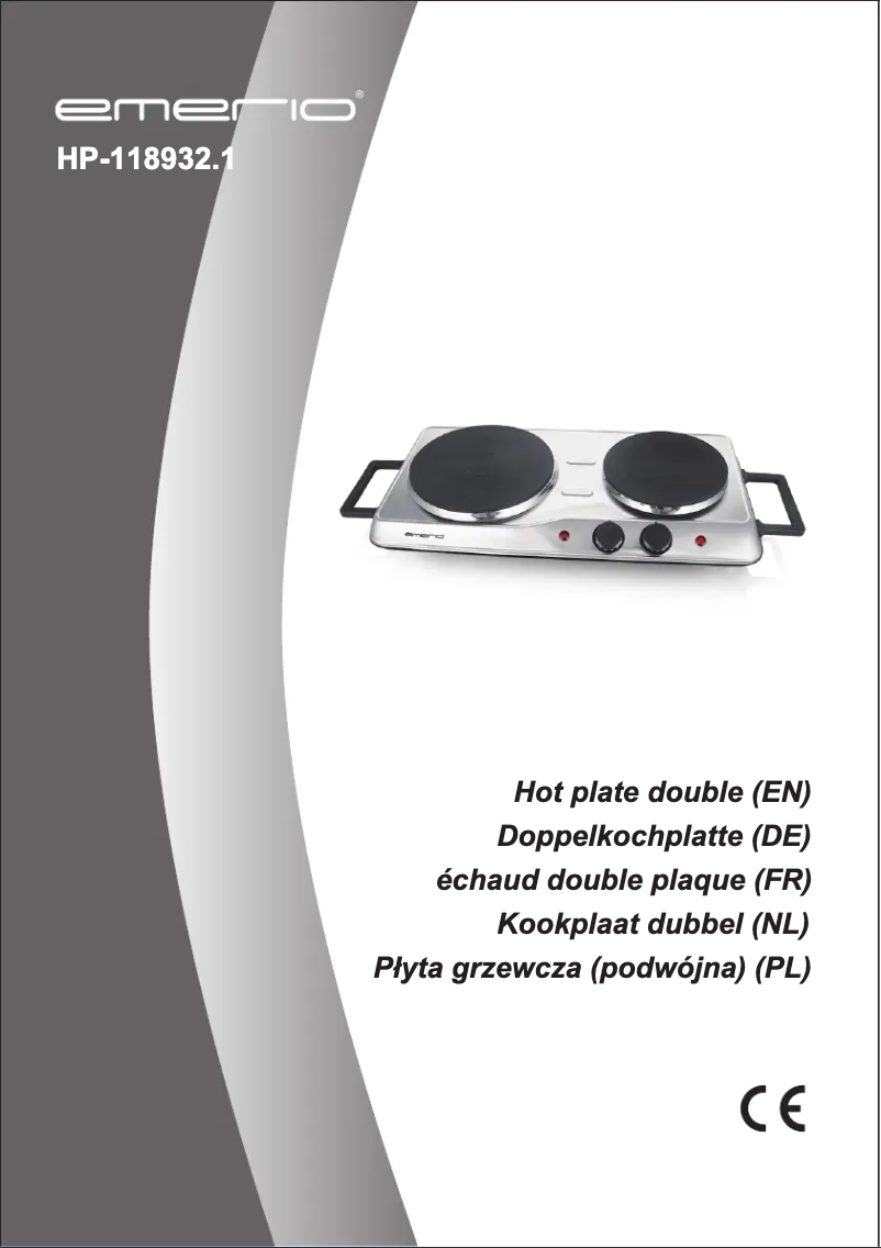 Page n°1 - Manuel utilisateur Emerio HP-118932.1