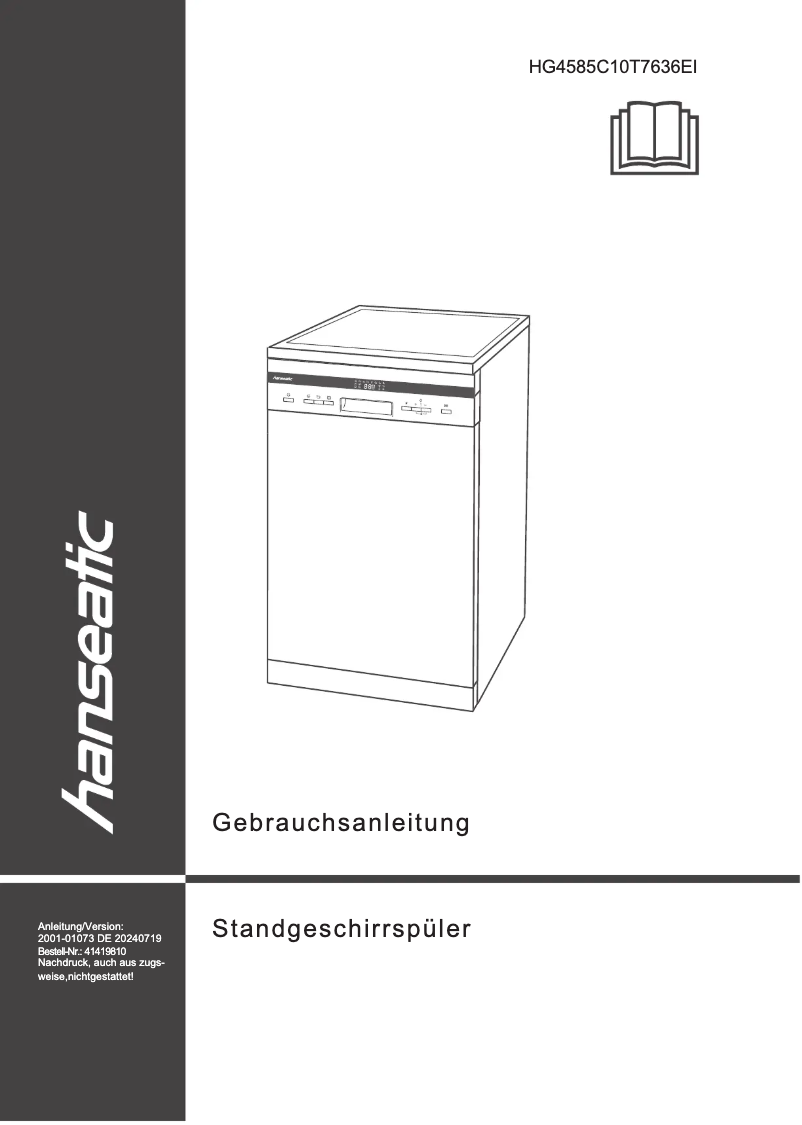 Page n°1 - Manuel utilisateur Hanseatic HG4585C10T7636EI