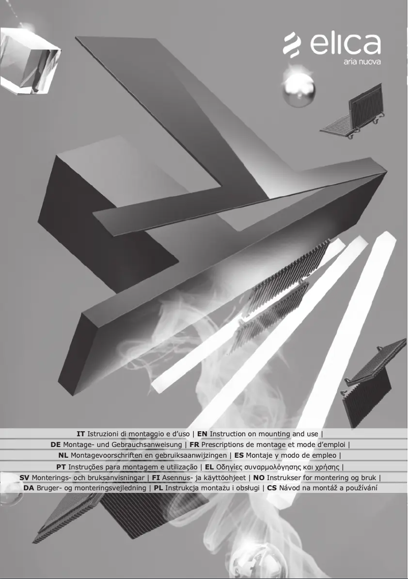 Page n°1 - Manuel utilisateur Elica Illusion PRF0146252