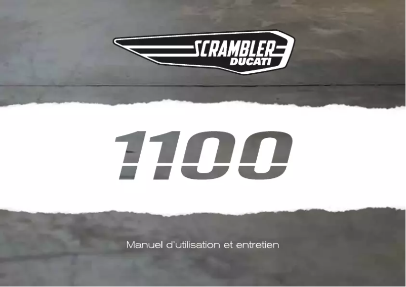 Image de la première page du manuel de l'appareil 1100 Sport (2020)