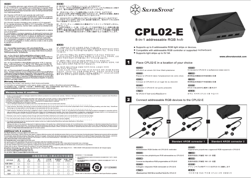 Image de la première page du manuel de l'appareil SST-CPL02-E