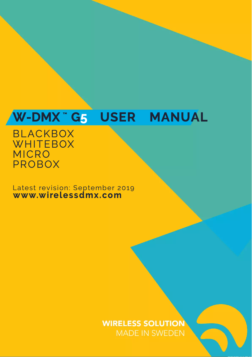 Page n°1 - Manuel utilisateur Wireless Solution BlackBox R-512 G5