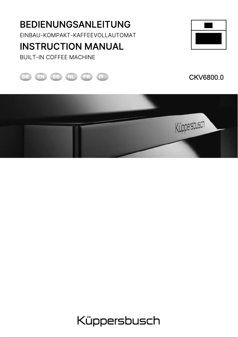 Page n°1 - Manuel utilisateur Küppersbusch CKV6800.0KSM