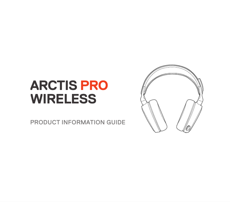 Page n°1 - Brochure Steelseries Arctis Pro