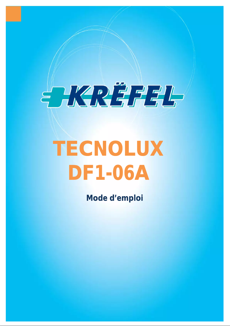 Page n°1 - Manuel utilisateur Tecnolux DF1-06A