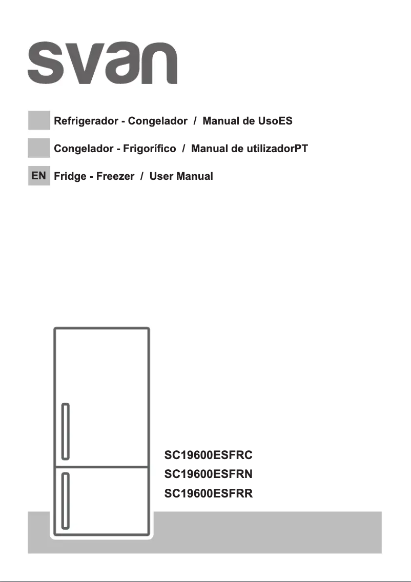 Page 1 de la notice Manuel utilisateur SVAN SC19600ESFRR