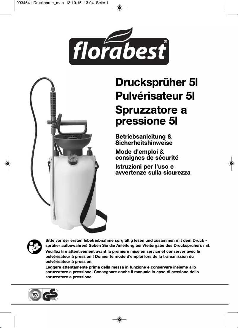 Image de la première page du manuel de l'appareil IAN 94531