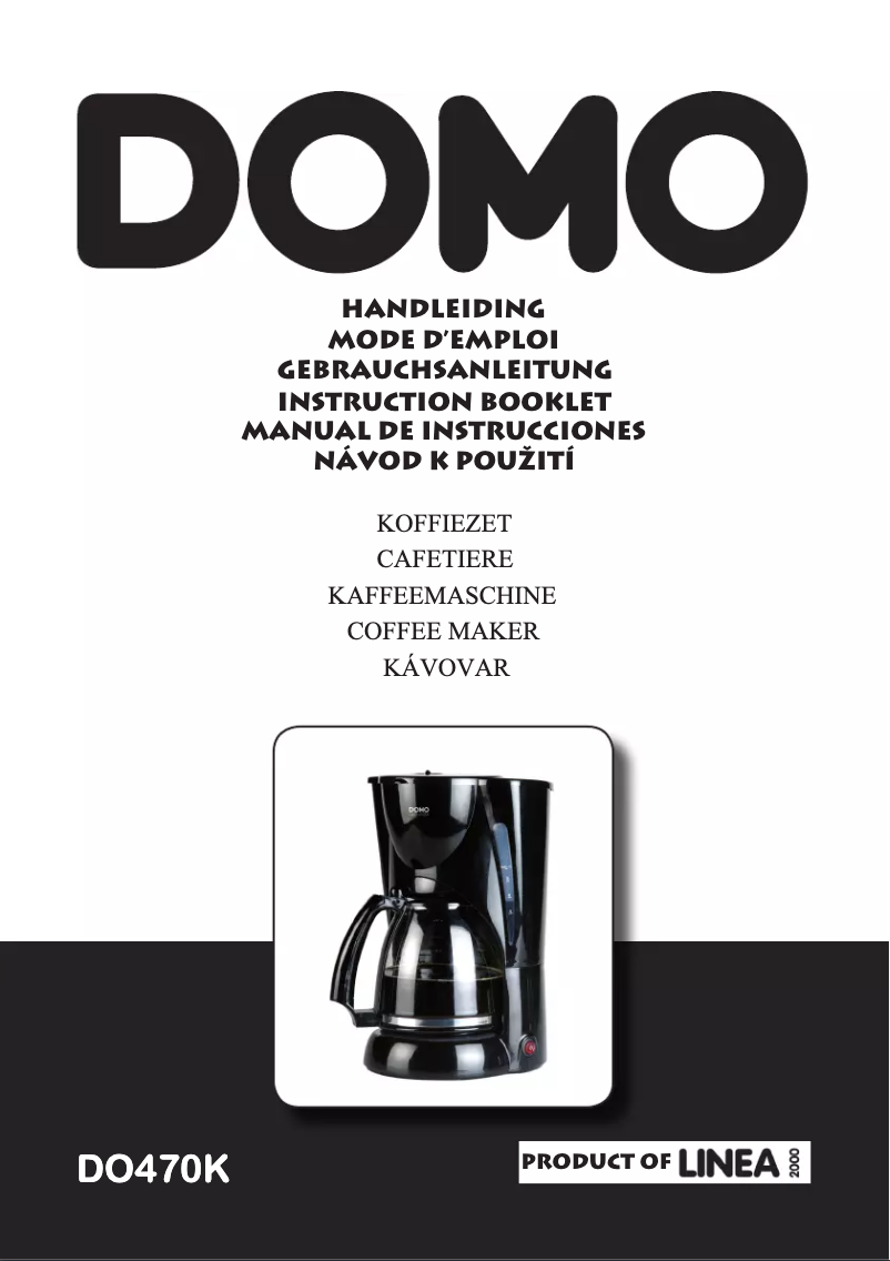 Page 1 de la notice Manuel utilisateur Domo DO470K