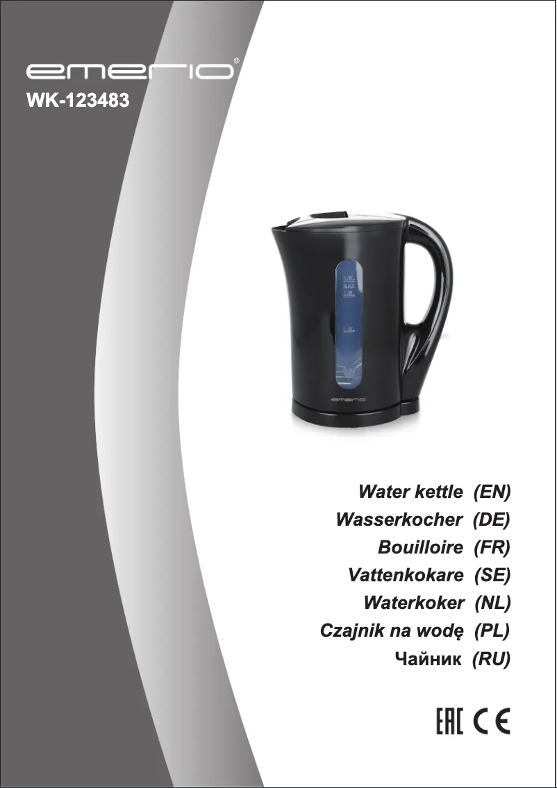 Page 1 de la notice Manuel utilisateur Emerio WK-123483