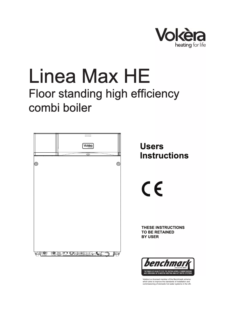 Page 1 de la notice Manuel utilisateur Vokèra Linea Max HE