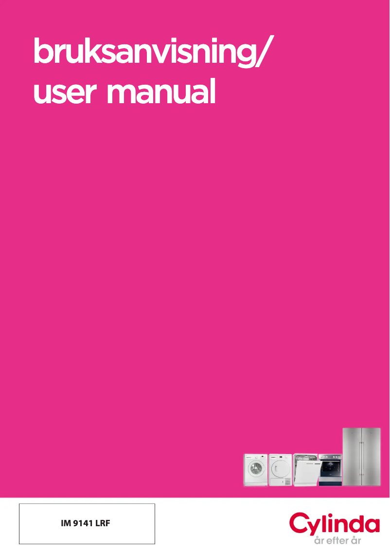 Page n°1 - Manuel utilisateur Cylinda IM9141LRF