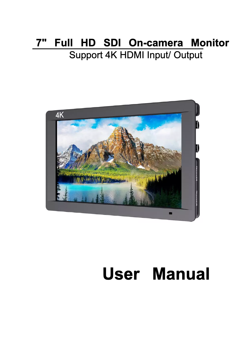 Page n°1 - Manuel utilisateur Feelworld FW703