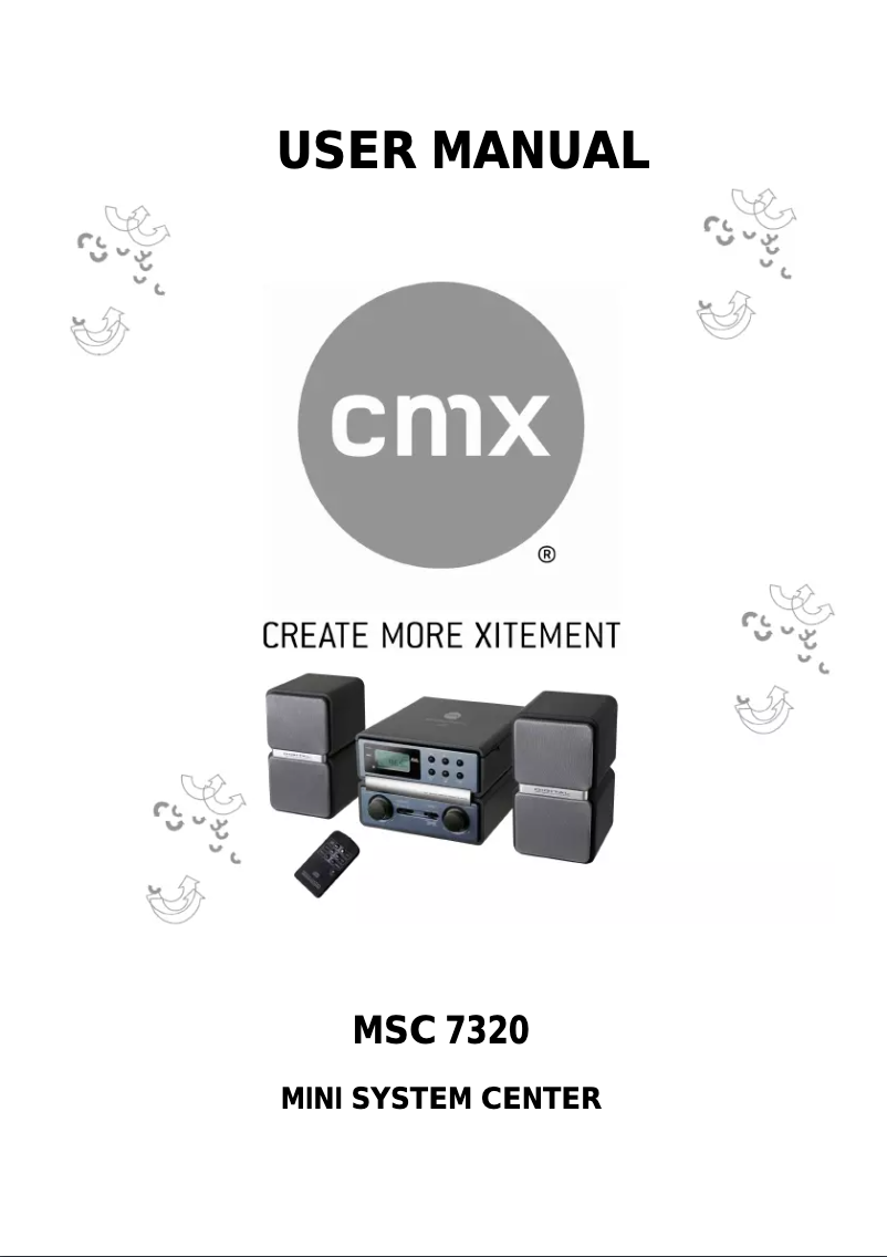 Page n°1 - Manuel utilisateur CMX MSC 7320