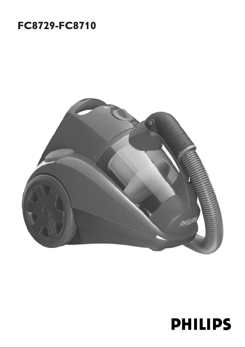 Page n°1 - Manuel utilisateur Philips EasyClean FC8716