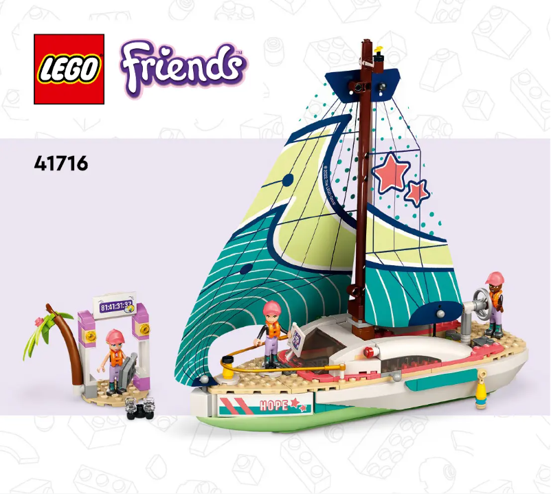 Page n°1 - Consignes visuelles Lego Friends 41716
