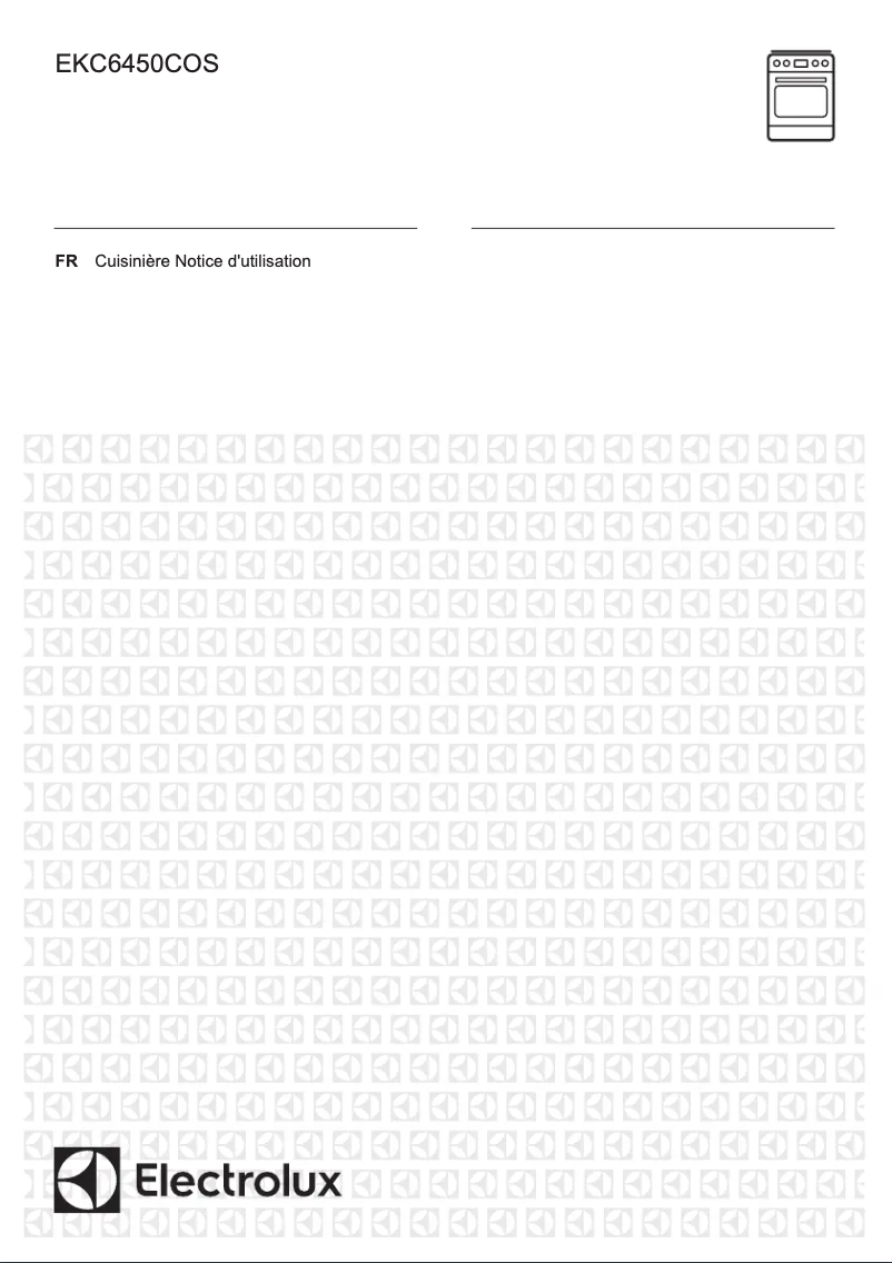 Page 1 de la notice Manuel utilisateur Electrolux EKC6450COS