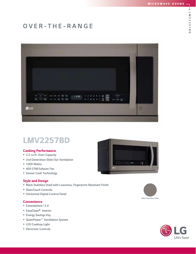 Image de la première page du manuel de l'appareil LMV2257BD