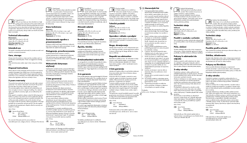 Image de la première page du manuel de l'appareil IAN 77314