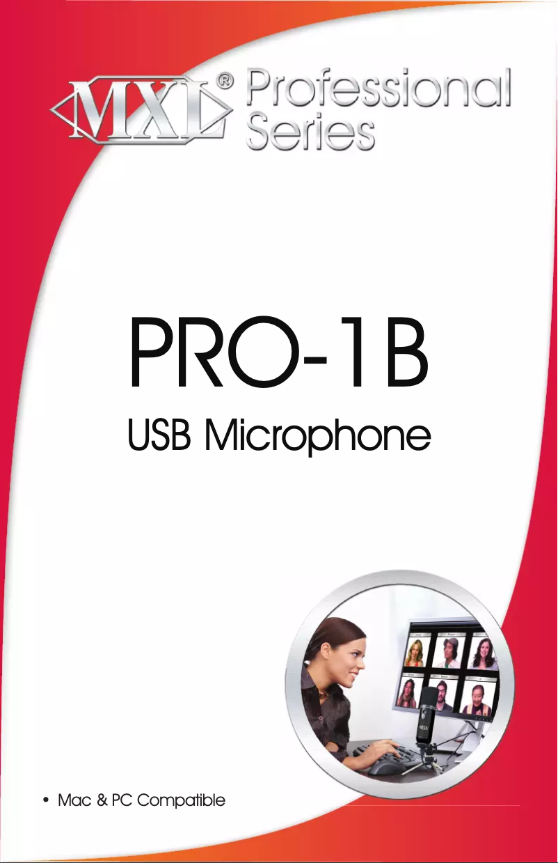 Página 1 del manual Manual de usuario MXL Pro 1B