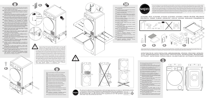 Page 1 de la notice Manuel utilisateur Bauknecht SKD500